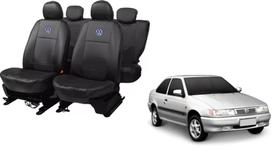 Kit capas couro Logus 93-97 proteção rasgos sujeira líquidos