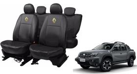 Kit capas couro Oroch 17-23 proteção reforçada contra sujeira e rasgo Kit capas couro Oroch 17-23 proteção reforçada contra sujeira e rasgo