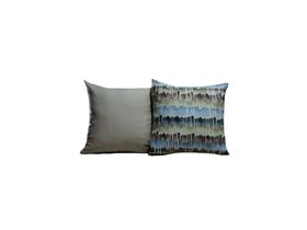 Kit Capas de Almofadas 45x45 Tecido Estampado Cor Areia Conjunto 2 Peças - Nallu Decor Kit Capas de Almofadas 45x45 Tecido Estampado Cor Areia Conjunto 2 Peças - Nallu Decor