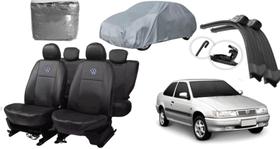 Kit Capas de Couro Elegantes com Acessórios para Logus 93-97 Kit Capas de Couro Elegantes com Acessórios para Logus 93-97