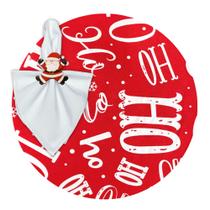 Kit Capas de Sousplat com Guardanapos e Pg Natal Tradicional