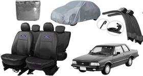 Kit Capas Del Rey 81-91 + Capa de Cobrir e Limpador de Parabrisa Essencial