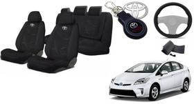 Kit Capas Estilizadas Prius 2010-21 + Volante + Chaveiro Kit Capas Estilizadas Prius 2010-21 + Volante + Chaveiro