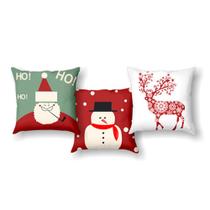 Kit Capas para Almofada Natal Ho Ho Ho - GDecor