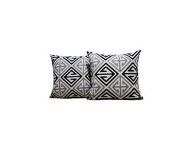 Kit Capas para Almofadas 40x40 Estampa Geométrica Conjunto 2 peças Nallu Decor
