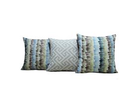 Kit Capas para Almofadas 45 x 45 Estampa Geométrica Conjunto 3 Peças - Nallu Decor