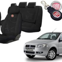 "Kit Capas para Palio 2005-2010 + Volante e Chaveiro" "Kit Capas para Palio 2005-2010 + Volante e Chaveiro"