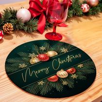 Kit Capas Para Sousplat Veste Fácil 35x35 Decoração De Natal