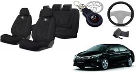 Kit Capas Personalizado Estofado Corolla 13-21 + Volante + Chaveiro