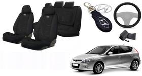 Kit Capas Personalizado i30 07-12 +(Capa Volante) + Chaveiro