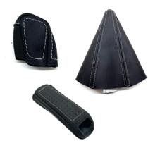 Kit capas Vectra manual 2001 a 2005 Luva do freio e manopla marcha e Coifa do Câmbio Kit capas Vectra manual 2001 a 2005 Luva do freio e manopla marcha e Coifa do Câmbio