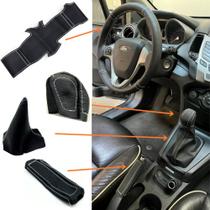 Kit Capas Volante E Manopla Câmbio Manual E Coifa E Freio de Mão New Fiesta Mexicano 2011 2012 2013