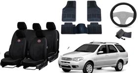 Kit Capas Weekend 04-08 com Tapete Personalizado e Volante Sofisticado