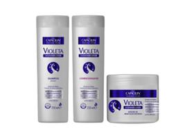 Kit Capicilin Violeta - Shampoo + Condicionador + Mascara