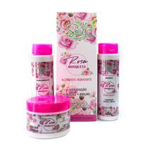 Kit Capilar 3 Peças Rosa Mosqueta Soul Cosméticos - Soul Cosmeticos