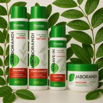 Kit Capilar 4 Itens Jaborandi Rhenuks Crescimento e Hidratação