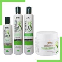 Kit Capilar Alquimia Gordura de Rã com Biotina Profissional Reconstrutor