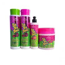 Kit Capilar Bababell Melancia Hidratação e Nutrição Cheiro de Babalu Bell Corpus Cosméticos Kit Capilar Bababell Melancia Hidratação e Nutrição Cheiro de Babalu Bell Corpus Cosméticos