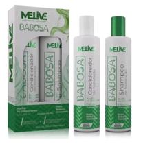 Kit Capilar Babosa Shampoo e Condicionador Reduz a Oleosidade Melive