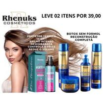 Kit Capilar BB de Chuveiro Reparação e Spray Térmicos Penteia Cabelos 10 em 1