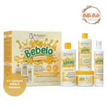 Kit capilar bebelo banana c/ 4 itens e cheirinho de chiclete bio instinto