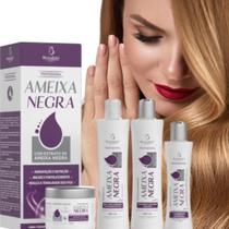 Kit Capilar Bio Instinto Ameixa Negra Profissional Hidratação, Nutrição e Realce da Tonalidade 4 Produtos
