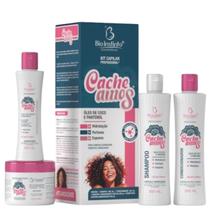 Kit Capilar Cacheamos Cabelos Ondulados e Crespos 4 Itens - Bio Instinto Kit Capilar Cacheamos Cabelos Ondulados e Crespos 4 Itens - Bio Instinto