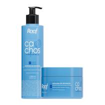 Kit Capilar Cachos Naturais Definição Shampoo 300ml e Máscara 300g Raaf Cosmetics