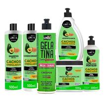 Kit Capilar Cachos Ondulados Completo + Gelatina Definição