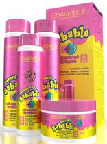 Kit Capilar Charmelle Babablu Tutti Frutti com 4 Itens (Shampoo e Condicionador e Mascara e Finalizador)