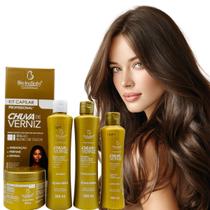 Kit capilar chuva de verniz anti frizz e brilho bio instinto