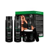 Kit Capilar Coco Arrasador 3 Itens Natu Pop Cosmeticos