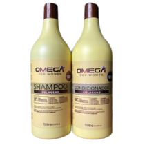 Kit Capilar Colágeno Shampoo E Condicionador 1L OmegaHair - OMEGA HAIR