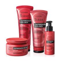 Kit Capilar Completo Cauterização dos Lisos 4 Itens Eudora Siàge