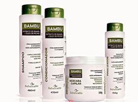 kit Capilar de Bambú Com Vitaminas