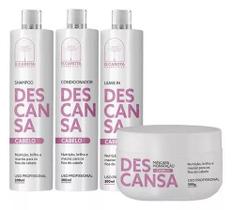 Kit Capilar Descansa Cabelo 4 peças - D.carota Kit Capilar Descansa Cabelo 4 peças - D.carota