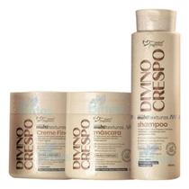 Kit Capilar Divino Crespo Suave Fragrance 3pçs - Cabelos secos e ressecados Kit Capilar Divino Crespo Suave Fragrance 3pçs - Cabelos secos e ressecados