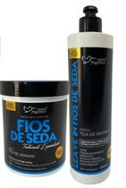 KIT CAPILAR FIOS DE SEDA - LEAVE-IN &amp MÁSCARA - SUAVE 2 PÇS