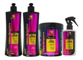 Kit Capilar Hábito Obrigatório Base 100% Vegana - Hábito Cosméticos Kit Capilar Hábito Obrigatório Base 100% Vegana - Hábito Cosméticos