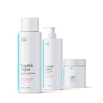 Kit Capilar Hidratação Profissional 3 Itens - Tout Lissie Kit Capilar Hidratação Profissional 3 Itens - Tout Lissie