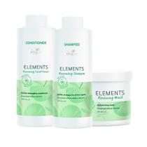 Kit Capilar Hidratação Wella Pro Elements Renewing - Shampoo e Condicionador e Máscara 500 ml Kit Capilar Hidratação Wella Pro Elements Renewing - Shampoo e Condicionador e Máscara 500 ml