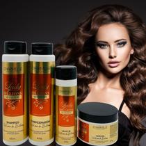 Kit Capilar Lady Billions Nutrition Charmelle Hidratação e Brilho Intenso