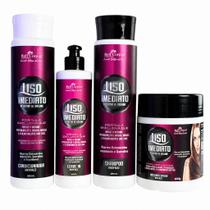 Kit Capilar Liso Imediato Bell Corpus 4 Itens Redutor de Volume