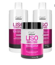 Kit Capilar Liso Obrigatório 1Litro 3pc - Belkit