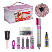 Kit Capilar Love My Hair Beleza Express c/ secador 5 em 1 Kit Capilar Love My Hair Beleza Express c/ secador 5 em 1