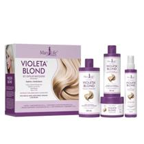Kit Capilar Matizador Violeta Blond Com 4 Itens - Mary Life