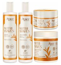 Kit Capilar Nutri Waves Ápice Ondulados 04 Itens