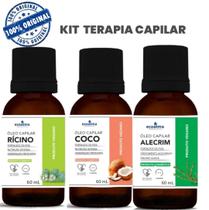 Kit Capilar Óleo de Coco, Alecrim e Ricino 60ml Ecoatma Kit Capilar Óleo de Coco, Alecrim e Ricino 60ml Ecoatma