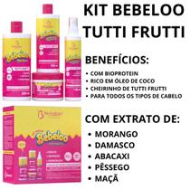 Kit Capilar P/ Todos Os Tipos De Cabelo Bebeloo Tutti Frutti