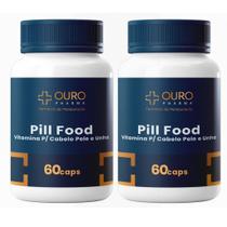 (Kit Capilar) Pill Food Turbinado Cabelo Unha Pele 60 Cápsulas cada pote (Kit Capilar) Pill Food Turbinado Cabelo Unha Pele 60 Cápsulas cada pote